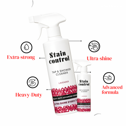 StainControl Tap Descaler Spray – Professional Hard Water Stain & Limescale Remover 500ml