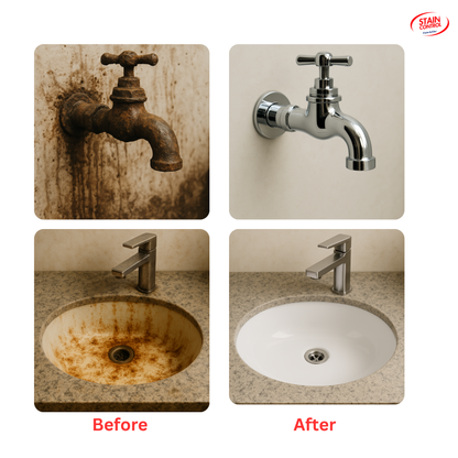 StainControl Tap Descaler Spray – Professional Hard Water Stain & Limescale Remover 500ml