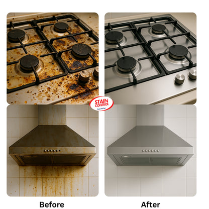 Staincontrol Chimney Cleaner Spray – Heavy Duty Grease & Oil Remover for Kitchen Chimneys & Exhaust Fans 500ml