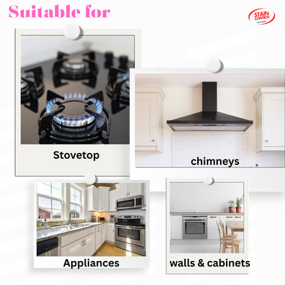 StainControl Kitchen Cleaner Spray – Powerful Grease, Oil & Stain Remover for Stove, Slab, Sink & Chimney (500ml)