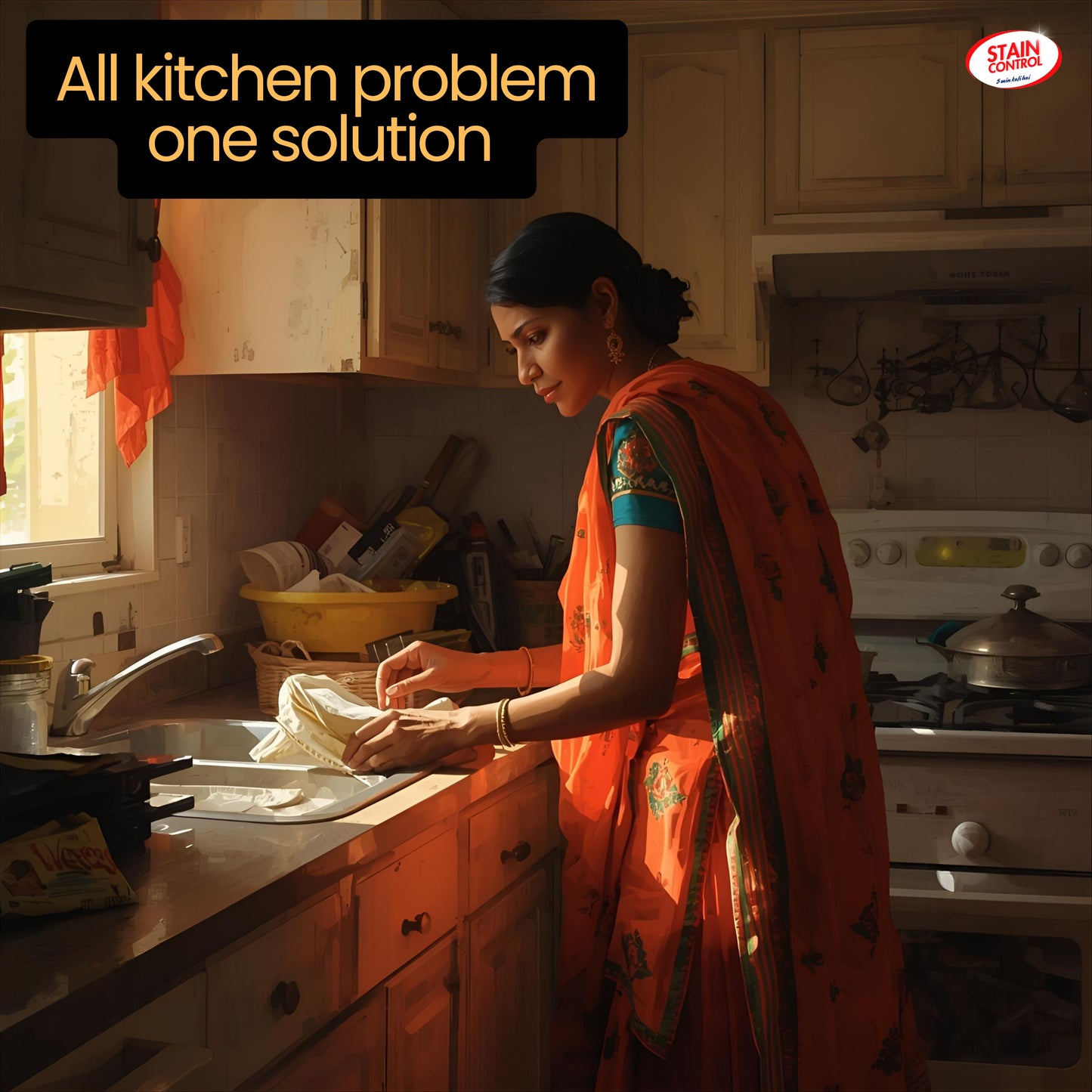 Kitchen Cleaner Oil & Grease Remover for Chimney, Gas Stove & Sink | 500ml