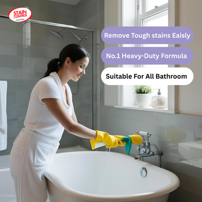 Staincontrol Bathroom Tap Cleaner Spray – Removes Hard Water, Calcium & Soap Scum for Instant Shine 500ml