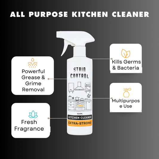 Kitchen Cleaner Oil & Grease Remover for Chimney, Gas Stove & Sink | 500ml