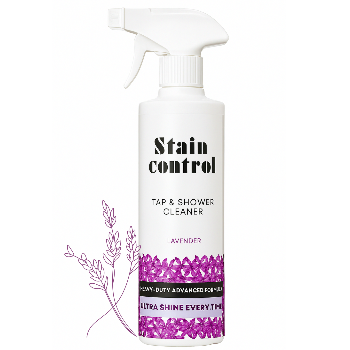 Staincontrol Bathroom Tap Cleaner Spray – Removes Hard Water, Calcium & Soap Scum for Instant Shine 500ml